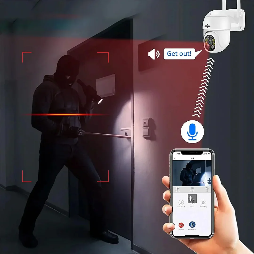 V380 Wi-Fi Pan/Tilt Smart Bulb Camera - Image 4