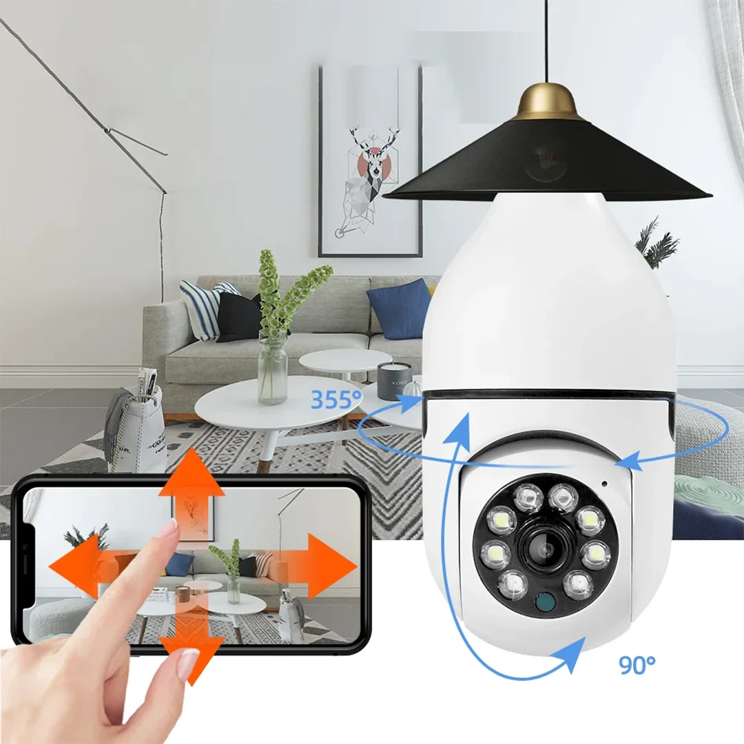 V380 Wi-Fi Pan/Tilt Smart Bulb Camera - Image 5