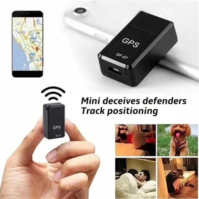 GF07 Mini Smart GPS Real-Time Tracking Locator Black - Image 4