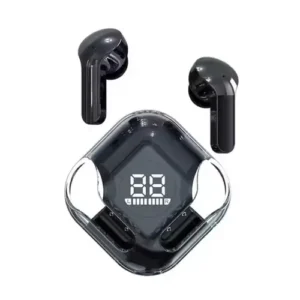 Crystal Wireless Earbuds – 40 Hours Playtime with Charging Case & HD Sound