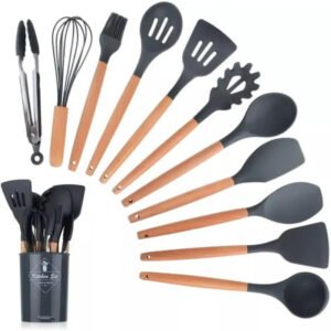 Prmanta Kitchen Utensils Set – 10/12-Piece Non-Stick Cooking Tool Set