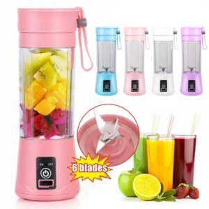 Portable Smoothie Blender – USB Rechargeable Mini Juicer