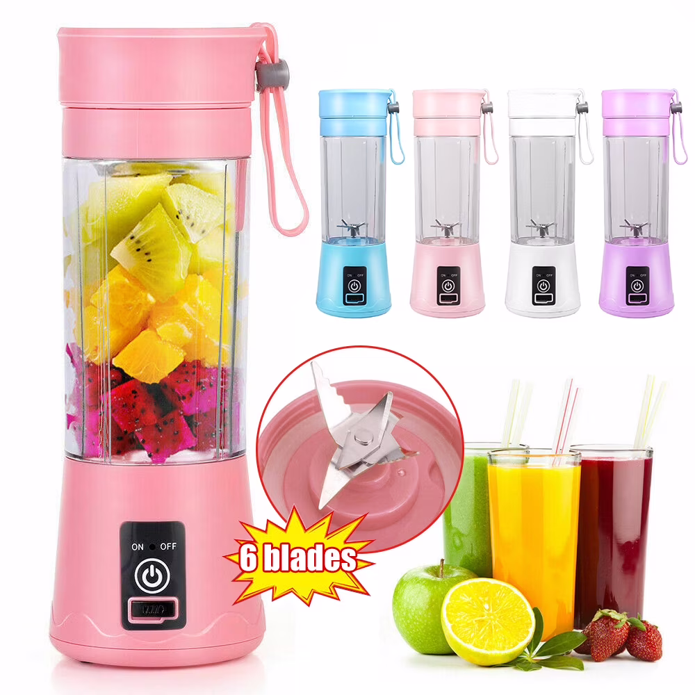 Portable Smoothie Blender – USB Rechargeable Mini Juicer